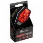 Велосипедна светлина, задна, 80 LM, LED, 2xAAA, 4 режима, 70x46x35 мм, снимка 9
