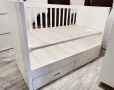 Бебешко/Детско креватче с две нива ИКЕА+подаръци матраче и комарник, снимка 8