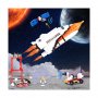Космическа ракета – Конструктор с астронавти (съвместим с Lego), снимка 3