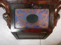 Стар рядък американски стенен часовник с гонг, снимка 10