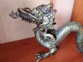 ВЕЛИКОЛЕПНА СТАРА БРОНЗОВА СКУЛПТУРА НА АЗИАТСКИ ДРАКОН, снимка 13