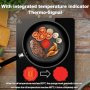 Нов Универсален Тиган Незалепващ 23см за Индукция с Термоиндикатор за кухня готвене дом, снимка 5
