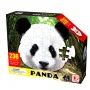 Пъзел Панда - 236 елемента - с нестандартни елементи, снимка 1