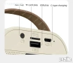 K12 Мини Bluetooth високоговорител С 2 караоке микрофона, снимка 4