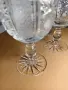 6 броя кристални чаши с шлифовка тип „Ананас“ , снимка 6