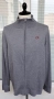 Napapijri Mens Grey Full Zip Long Sleeve Cardigan Size 3XL, снимка 1
