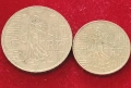Два броя Френски монети от 10 и50 Евро цента-1999г. , снимка 1