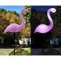 Соларна градинска лампа фламинго - Комплект от 3 бр фламинга, снимка 5