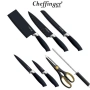 Комплект ножове Cheffinger – 8 части със стойка, точило и ножица за подредена и удобна кухня, снимка 4