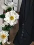 Черно дълго зимно яке със скрита качулка, снимка 11