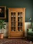 Класическа Витрина от Масивно Дърво (Дъб), снимка 1