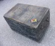 Оригинал Български Войнишки Дървен САНДЪК 59x33x31 см Армейски Военен Куфар Ракла БА 1940-те БАРТЕР, снимка 4