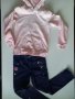 Розов суитчер 134см, снимка 1 - Детски панталони и дънки - 40338647