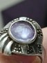 Красив сребърен пръстен с аметист #15S, снимка 7