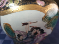 Ръчно рисувана ваза с богата релефна позлата- SATSUMA /Сатцума/, снимка 4