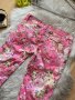 Розов панталон с цветя, снимка 3