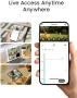 Нова Loocam 4K UHD 8MP PoE камера куполна IR 30м нощно виждане IP66 засичане движение, снимка 7