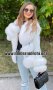 Дамско луксозно палто лисица код 151