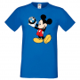 Мъжка тениска Mickey Mouse BMW Подарък,Изненада,Рожден ден, снимка 1 - Тениски - 36576741