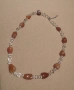 Нов дамски гердан с камъни карнеол, снимка 1