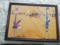 авторски картини с африкански мотиви 58/78 см., снимка 2