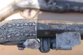 Чифт кремъчни пистолети ''Али Паша'' със сребърен обков и корали, снимка 7