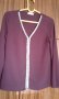Дамска блуза бордо - С размер, снимка 1 - Блузи с дълъг ръкав и пуловери - 30341682