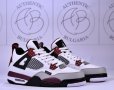 Nike Jordan Retro 4 PSG, Pure Money, Black Canvas Мъжки Дамски Маратонки, снимка 6