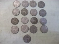 Лот от 17 бр. монети "50 лева - 1934 г.", снимка 1