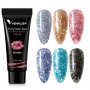 VENALISA POLYGEL 15ML ПОЛИГЕЛ НЕОН , БРОКАТ , КОНФЕТИ , ХОЛОГРАМ, снимка 4