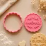 Резец и щампа за сладки „Handmade“ – за домашни бисквити, снимка 4
