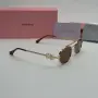 Дамски слънчеви очила MiU MiU овални черно кафяво златно нови с UV400 защита, снимка 9