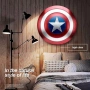 Щит на Капитан Америка Captain America 60см реалистичен модел метален, снимка 3