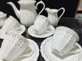 Стар български костен порцелан сервиз за чай , снимка 7