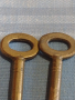 Два стари ключа от соца за брава за КОЛЕКЦИЯ ДЕКОРАЦИЯ БИТОВ КЪТ 40984, снимка 2