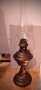 Стара медна газена лампа, снимка 1 - Антикварни и старинни предмети - 42653552