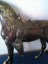 Стара статуя на кон,изработена от бронз., снимка 3