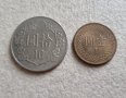 Монети. Тайван . 1 и 10 тайвански долара. 2 бройки. , снимка 1 - Нумизматика и бонистика - 39654259