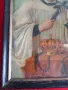 Много Стара Католическа ИКОНА, снимка 3