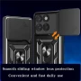 Motorola Edge 60 5G / 60 Fusion 5G Удароустойчив Ring Holder/Slide Camera Lid/ PC + TPU Калъф и Прот, снимка 8