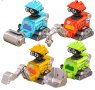 Подвижен робот играчка с дизайн на строителна машина, снимка 1 - Коли, камиони, мотори, писти - 42872573
