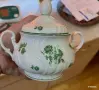 Порцеланова захарница Thun нова с флорален декор, снимка 1