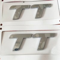  Емблема за Audi TT / Ауди ТТ - Silver, снимка 4 - Аксесоари и консумативи - 35374424