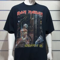 Нова мъжка тениска със ситопечат на музикалната група IRON MAIDEN - SOMEWHERE IN TIME , снимка 1 - Тениски - 30648204
