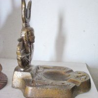 Стар бронзов пепелник Египет, снимка 4 - Антикварни и старинни предмети - 29286511