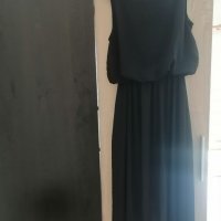 Дамска черна рокля , снимка 2 - Рокли - 37059378