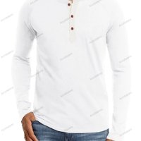 Мъжка модна блуза с дълъг ръкав, 4цвята - 023, снимка 4 - Блузи - 42285799