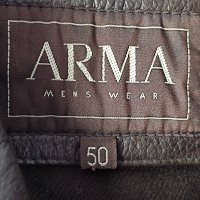ARMA leather jacket 50, снимка 3 - Якета - 39441862