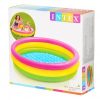 Надуваем басейн Intex - Sunset glow, 147 x 33 см, снимка 2 - Надуваеми играчки - 40267532
