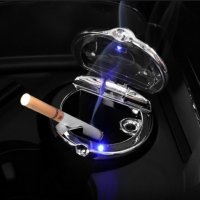 Пепелник за кола с ЛЕД лампа- 2330, снимка 8 - Аксесоари и консумативи - 31675875